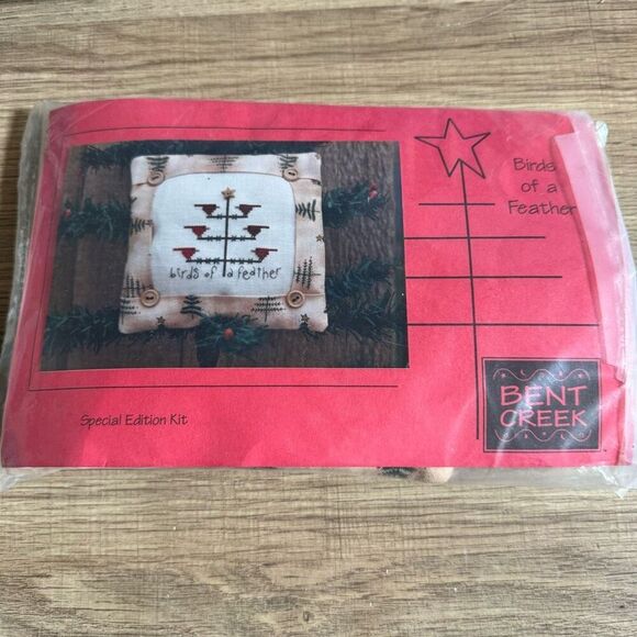 Bent Creek Birds of a Feather Cross Stitch Kit - Picture 1 of 2